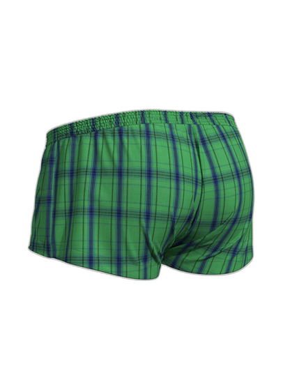 2 Pack Men's Supportive Large Pouch Odor-Resistant Antibacterial Seamless Boxer Shorts