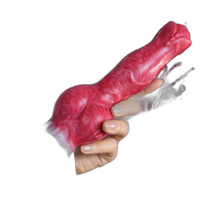 Luna - 8 Inch Squirting Dildo - Kanis Dildo - Knot Dildo