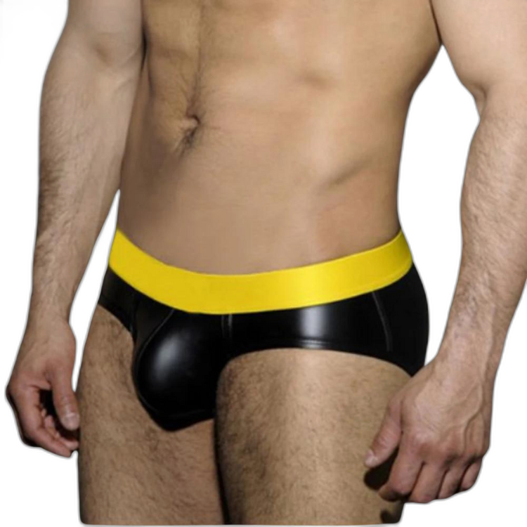 Faux Leather Jockstrap