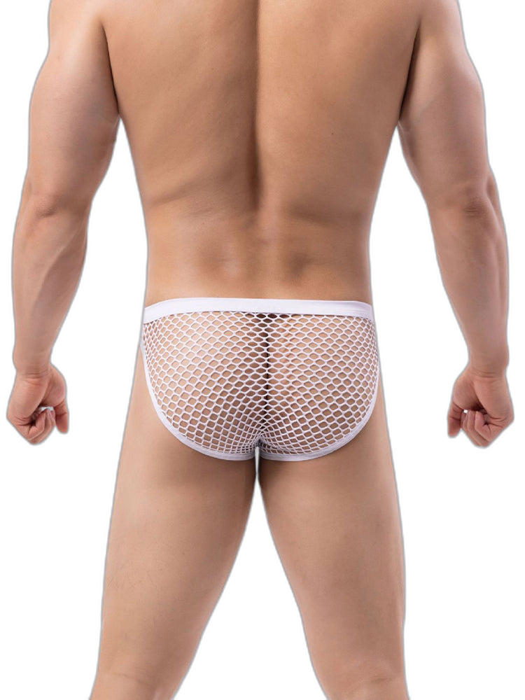 2 Pack Men's Low-Rise Mesh Breathable Bikini