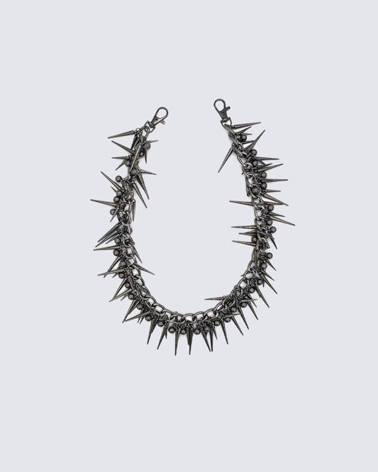 Punk Hip-Hop Spike Metal Chain