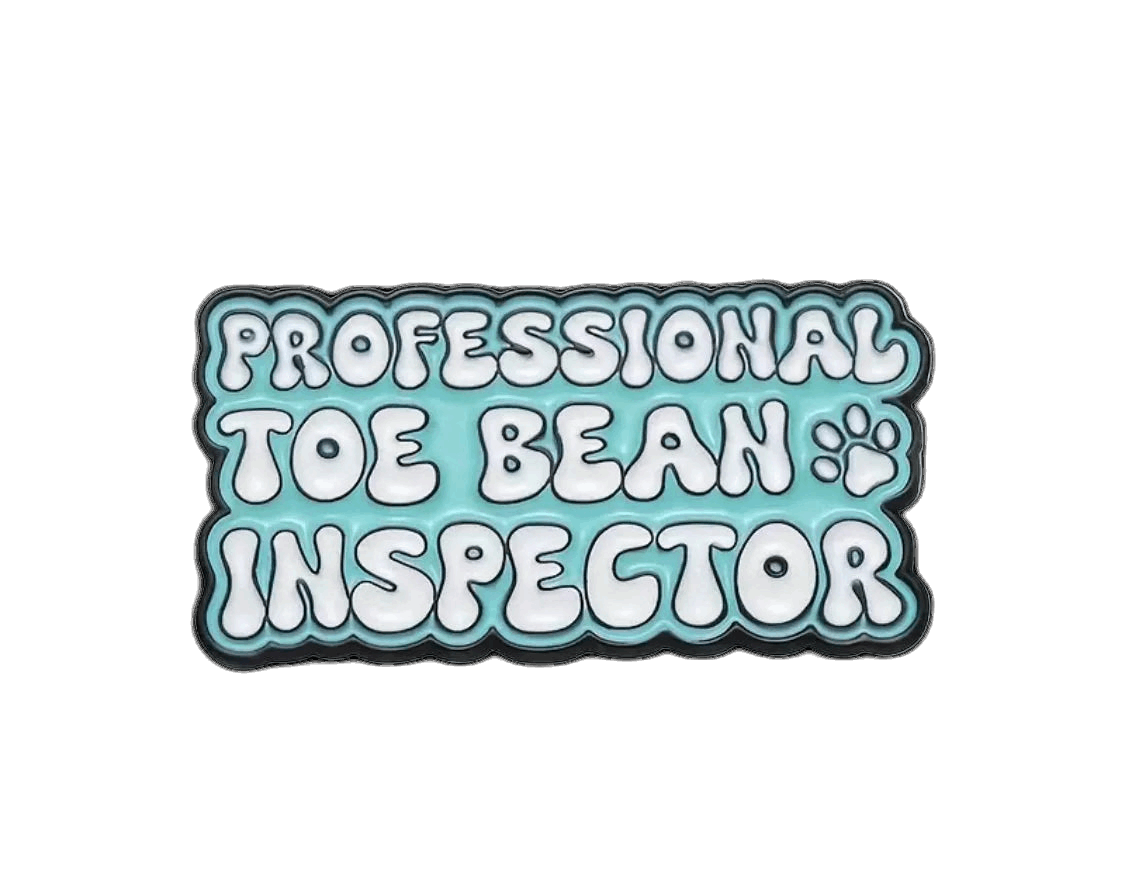 Professional Toe Bean Inspector Enamel Badge