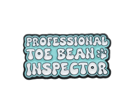 Professional Toe Bean Inspector Enamel Badge