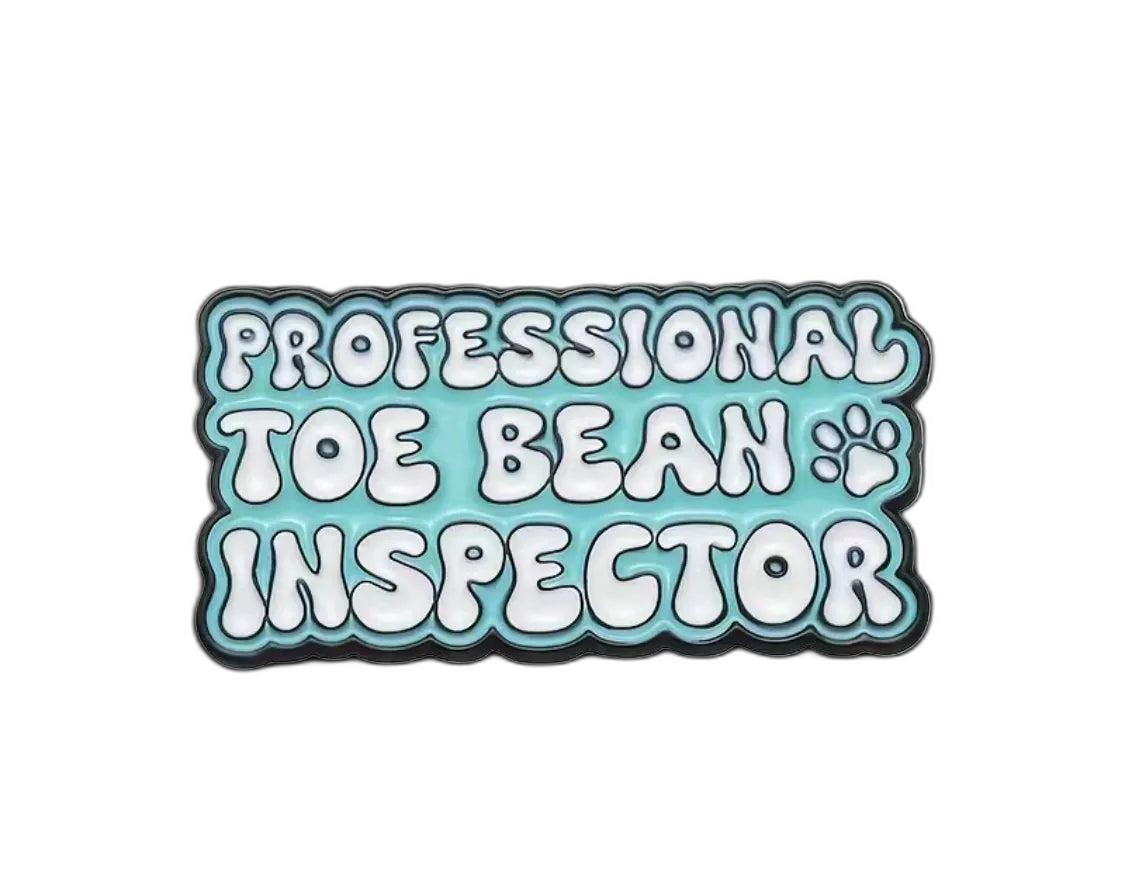 Professional Toe Bean Inspector Enamel Badge