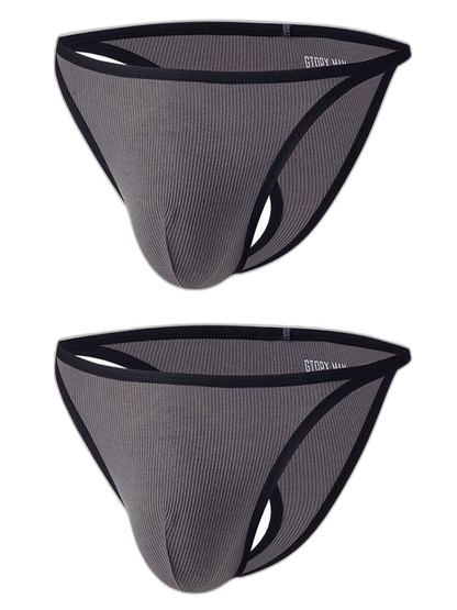 Men's Low-Rise Sexy U-Convex Thong And Briefs