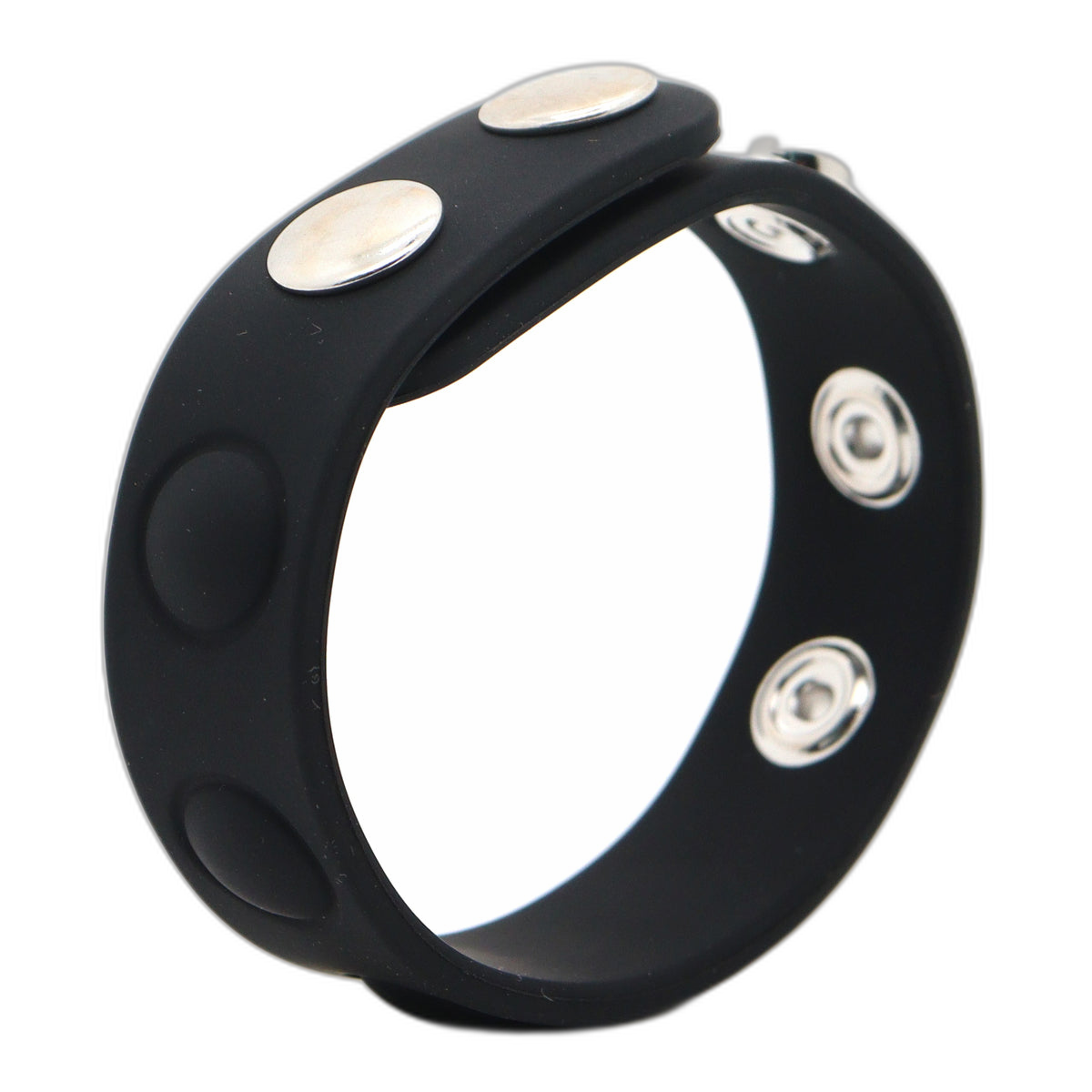 ruff GEAR Silicone Snap Adjustable Cock Ring Black