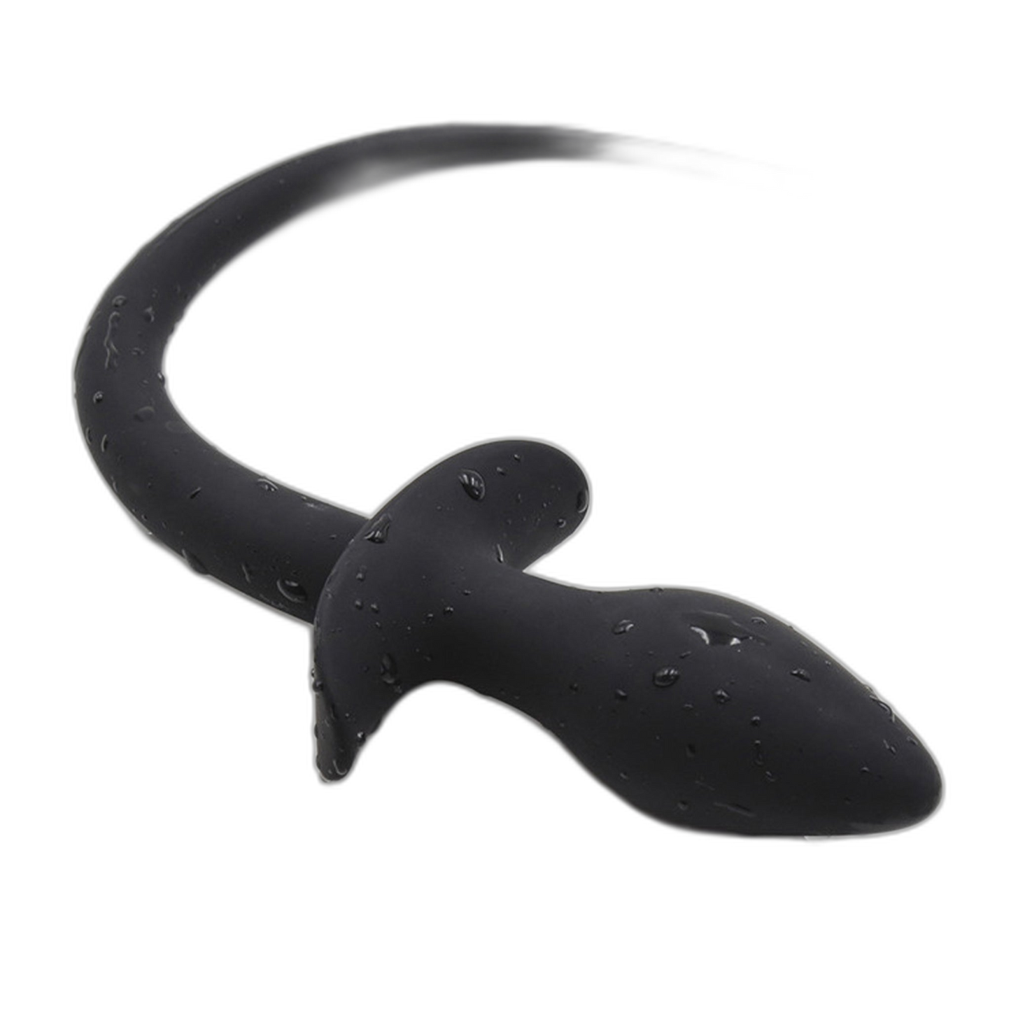 ruff GEAR Silicone Swirl Pup Tail Black