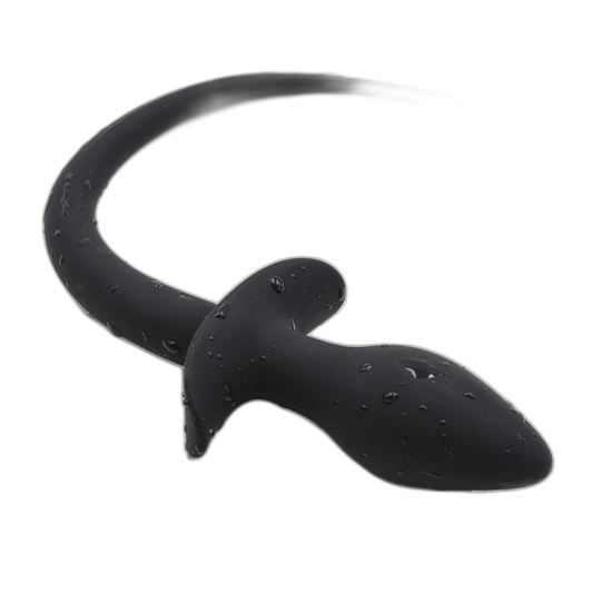 ruff GEAR Silicone Swirl Pup Tail Black