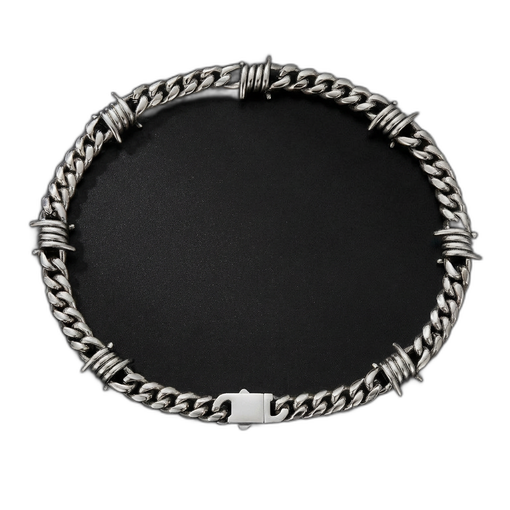9mm Barb Wire Cuban Chain