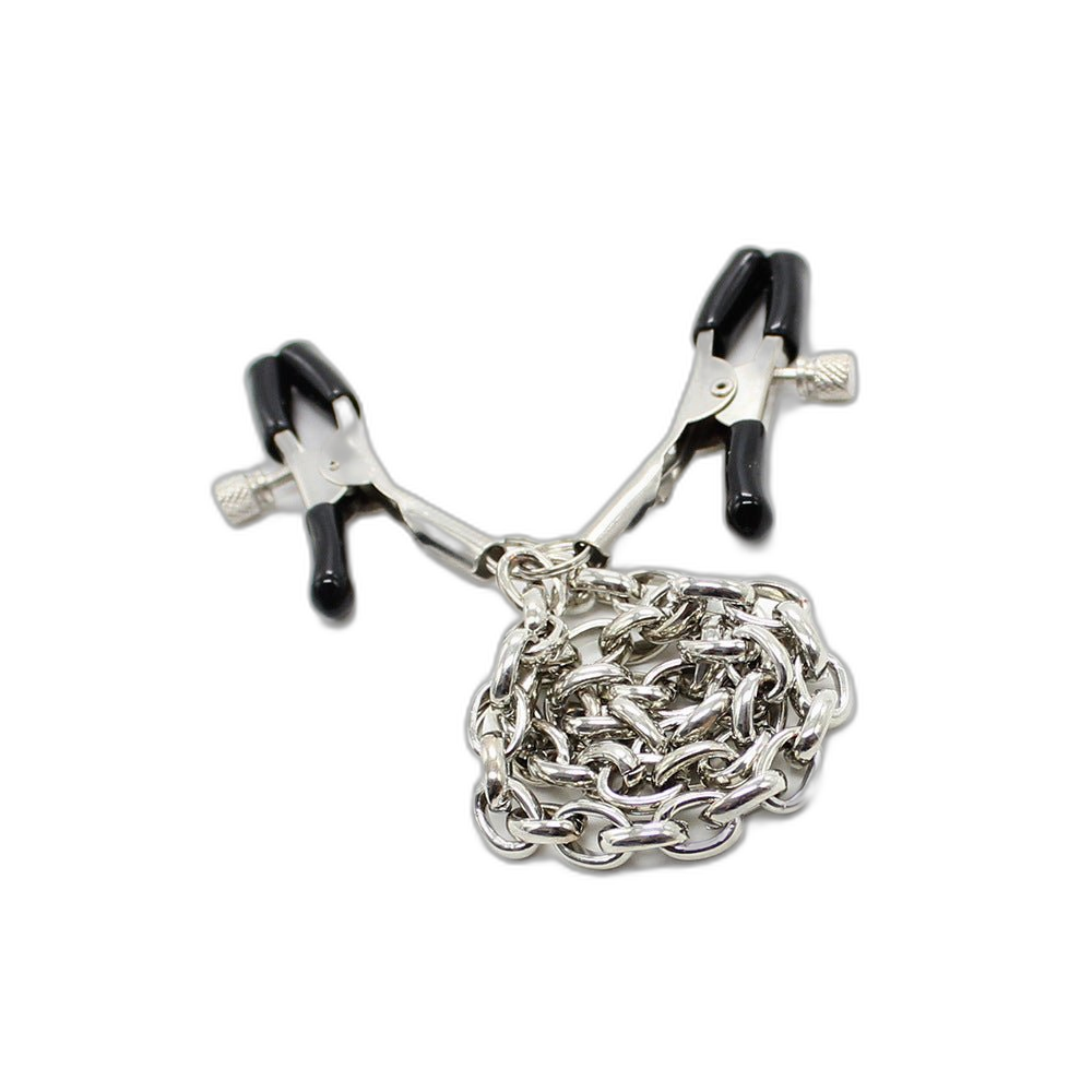 ruff GEAR Adjustable Metal Nipple Clips with Chain