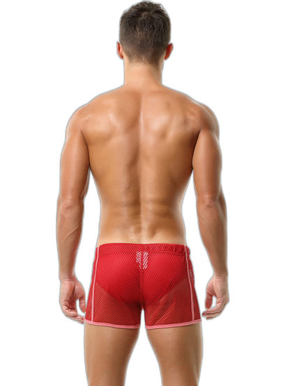 Men's Hollowed Out Breathable Boxer Briefs