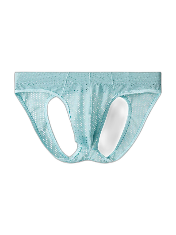 3 Pack Men's Sexy Mesh Transparent Big Pouch Jockstrap