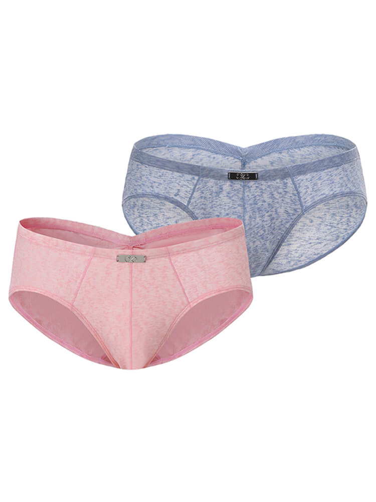 Men's Mottled-Print Sexy Lightweight Briefs