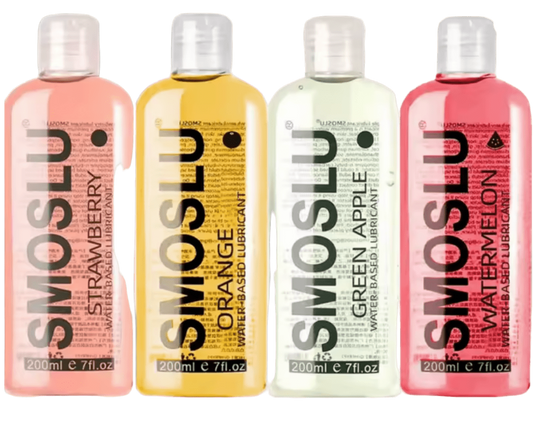 Water Based Flavoured Lube Bundle Strawberry/Orange/Apple/Watermelon