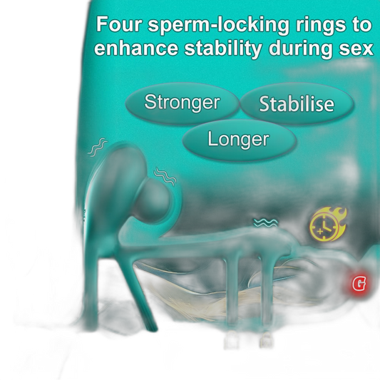 Morgana - Four-Ring Vibrating Cock Ring