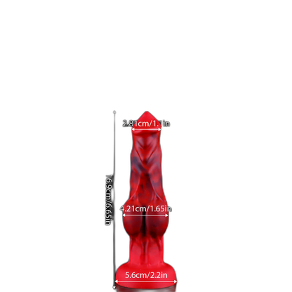 Lukan - Wolf Dildo - Knot Dildo - 5 Sizes