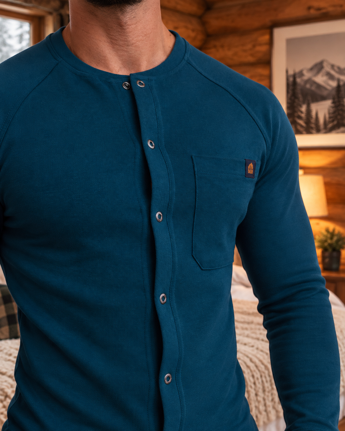 Long Sleeve Union Suit - Teal