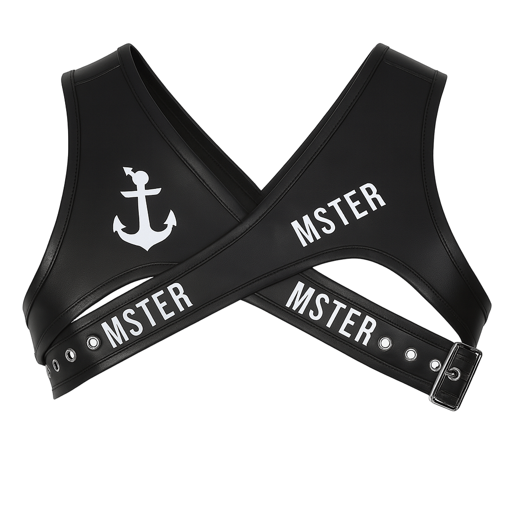 MSTER Leather Harness Black