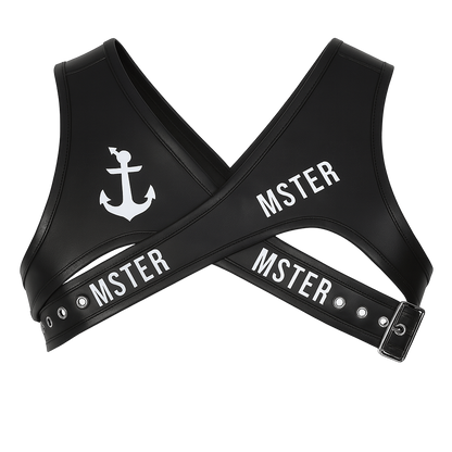 MSTER Leather Harness Black