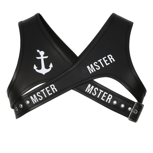 MSTER Leather Harness Black