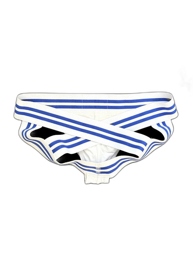 2 Pack Men's Sexy Low-Rise Breathable Trendy Design Lightweight Jockstrap