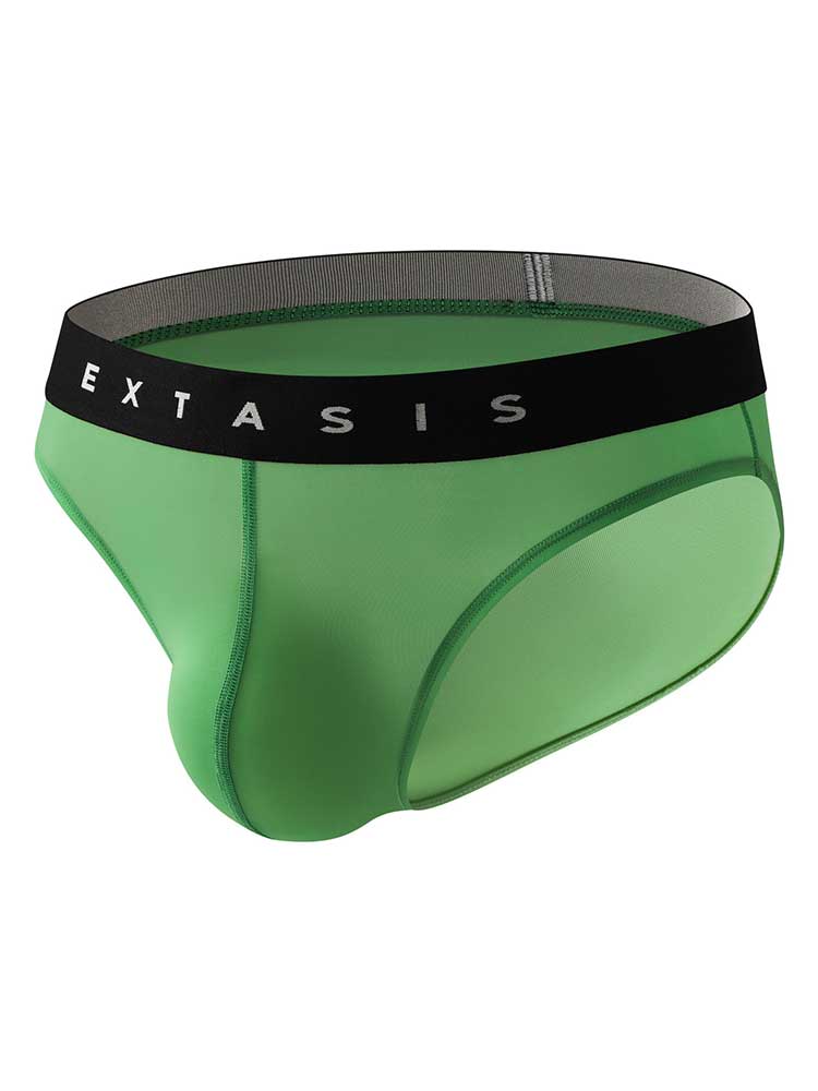 Men's Letter Belt Sexy Solid Color Briefs