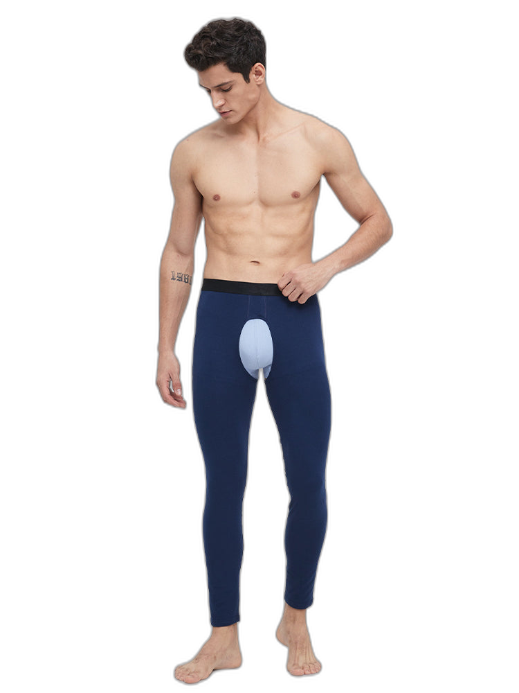 Men's Pure Cotton Open Crotch Breathable Warm Pants