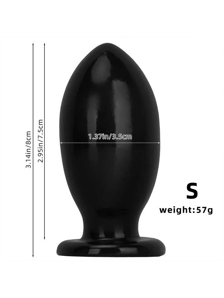 Giant Rugby Ball PVC Suction Cup Anal Plug