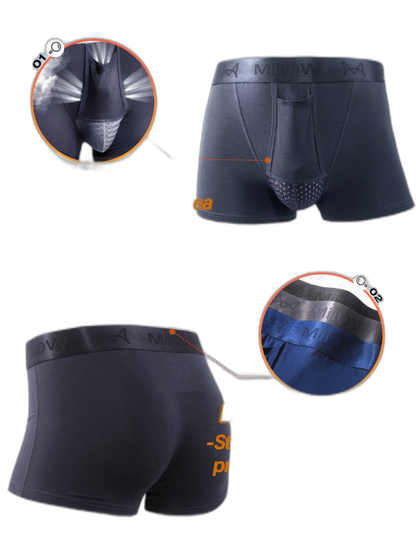 Aoelemen 2 Pack Separate Dual Support Pouch Men's Underwear