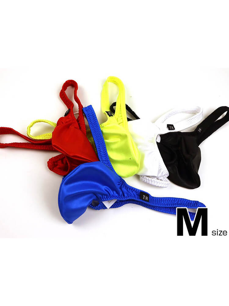 Men's Breathable Solid-Color Low-Rise Sexy Thong