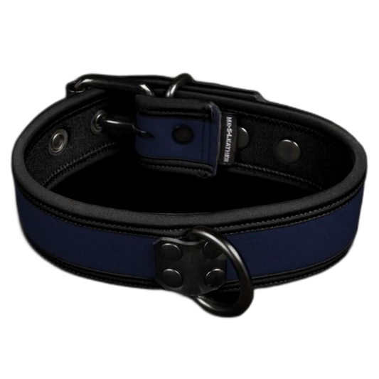 Mr S Leather NEO Puppy Collar Navy