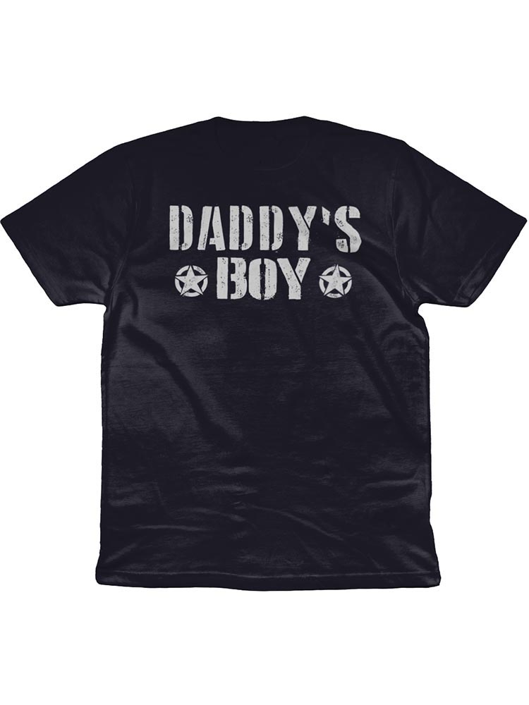 Casual Daddy's Boy Letter Graphic T-shirt
