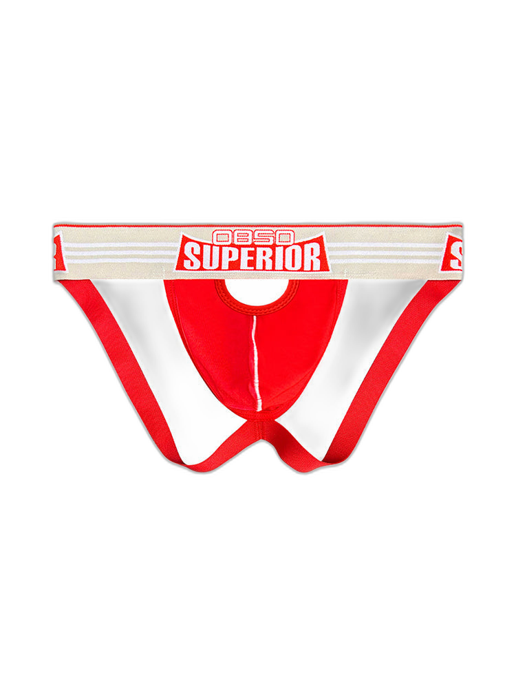 Men's Supportive Fit Sexy Low-Rise Comfy Waistband Stretch Fit Shoulder Straps & Underwear