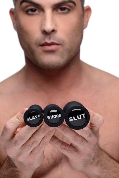 Dirty Words Anal Plug Set