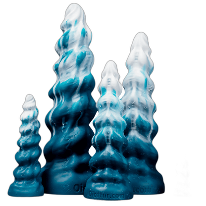 Conqueror - Fantasy Silicone Dildo - Alien Spiral Dildo - 5 Sizes
