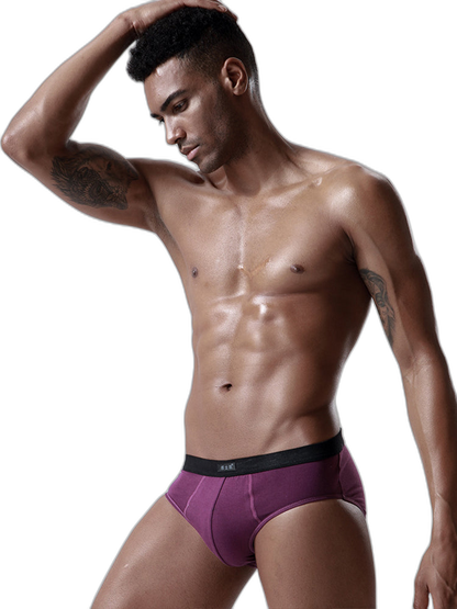 4 Pack Cotton Support U Convex Pouch Briefs
