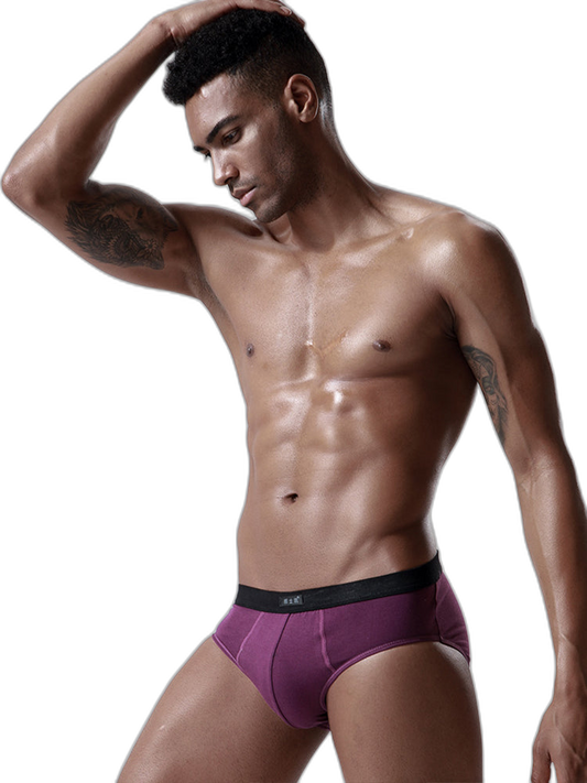 4 Pack Cotton Support U Convex Pouch Briefs