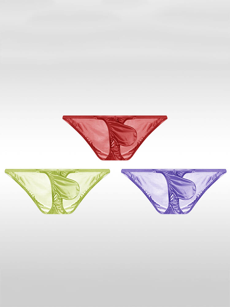 Men's Sexy Low-Rise Ultra-Thin Large Pouch Briefs