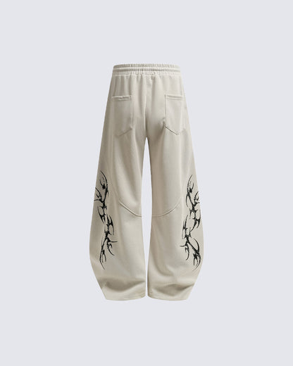 American Machete Hip Hop Draped Casual Pants