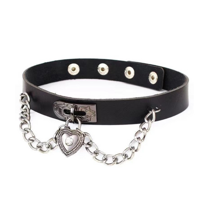 Goth Boy Leather Choker