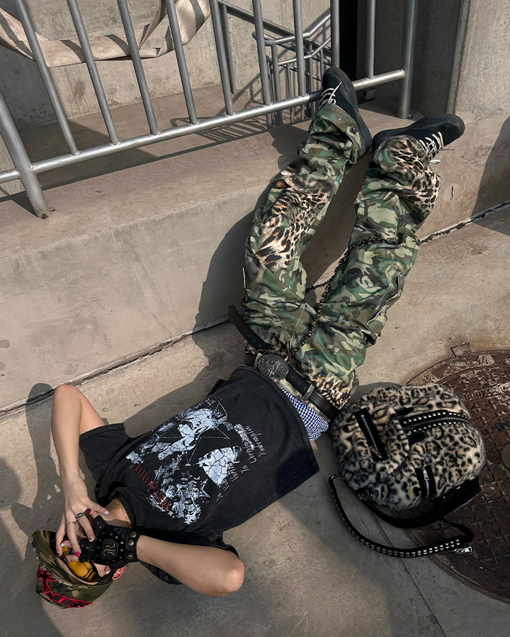 KIIKIO Grunge Distressed Tee