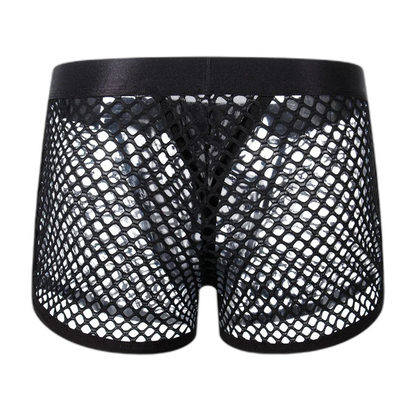 Jockmail 'Reveal All Fishnet' Underwear Shorts