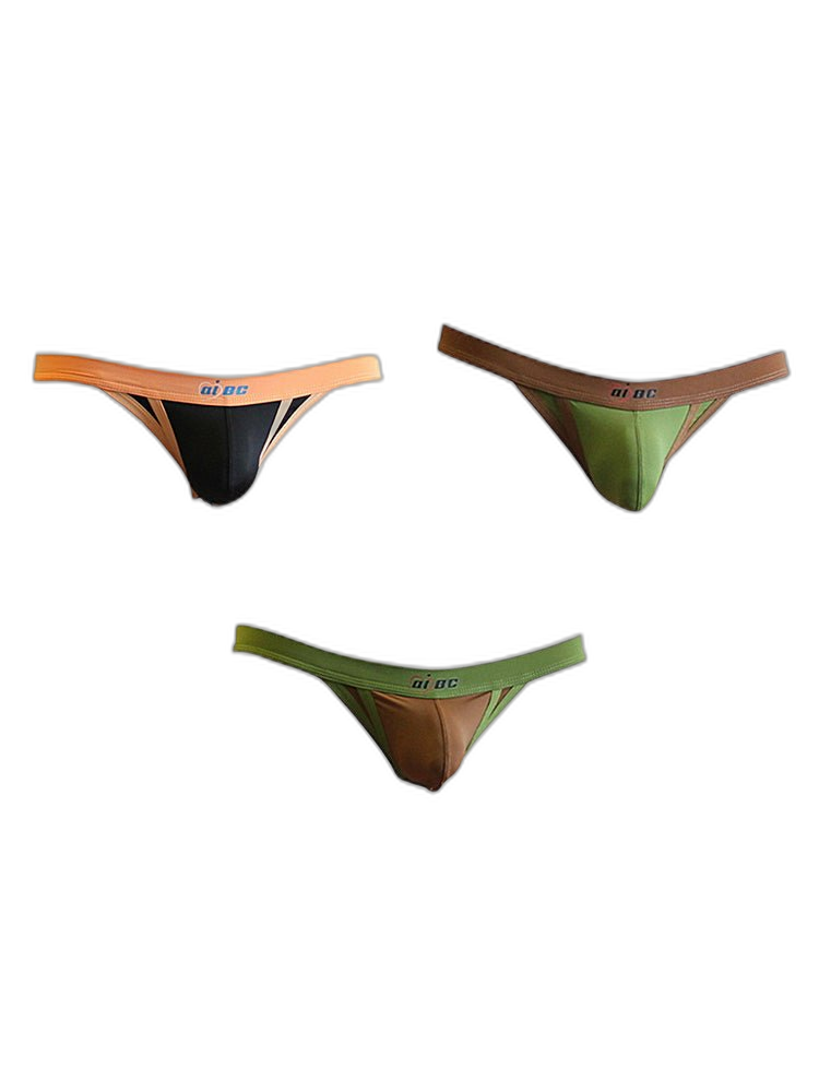 3 Pack Men's Sexy Ice Silk Stretch Fit Comfy Waistband Jockstrap