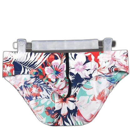 Light Floral Print Briefs