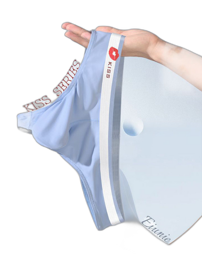 3 Pack Men's Ice Silk Sexy U-Shaped Pouch Kiss Thong