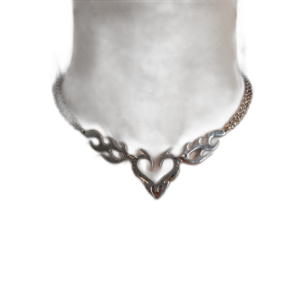 Flame Heart Choker