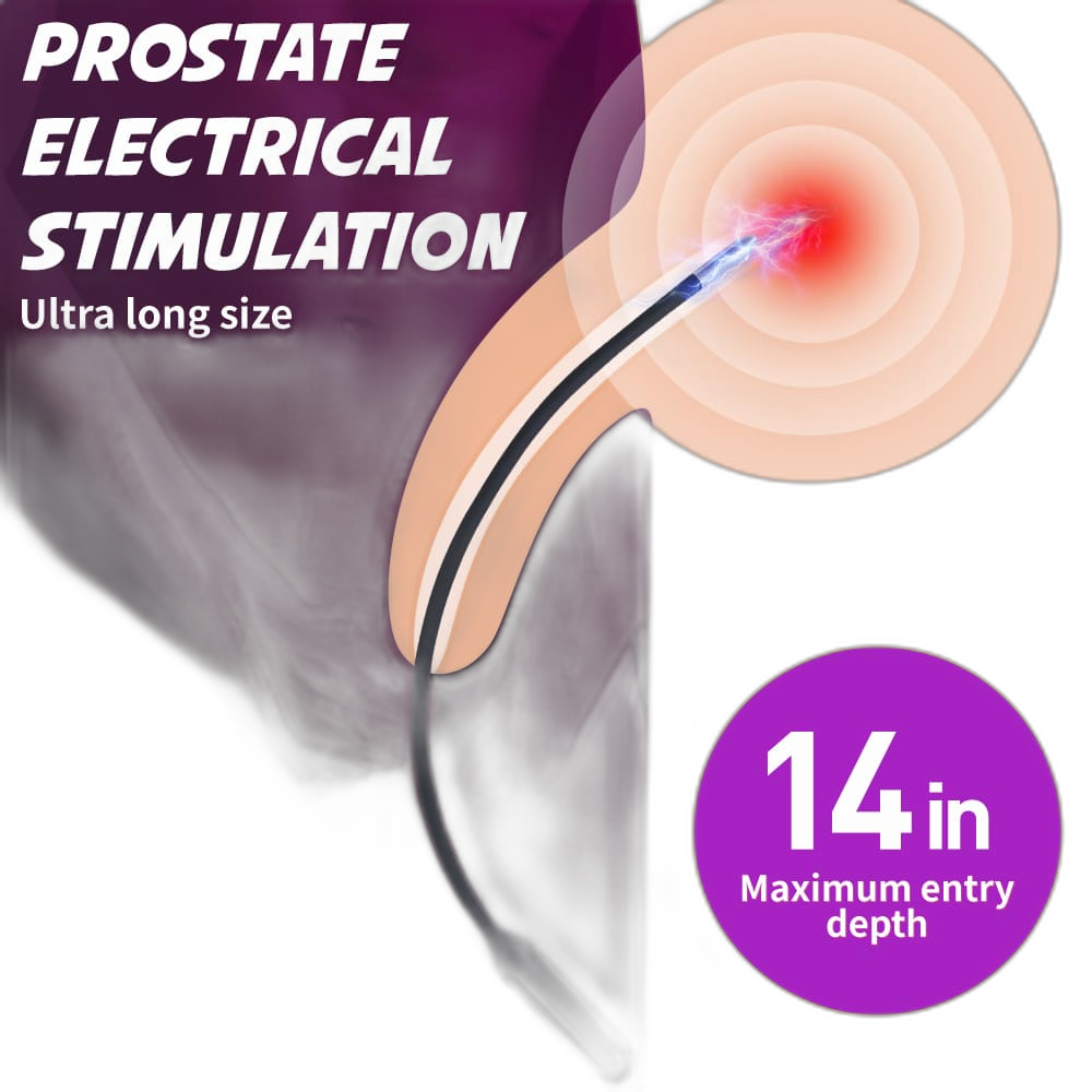 10-Speed Long Vibrating Urethral Sound
