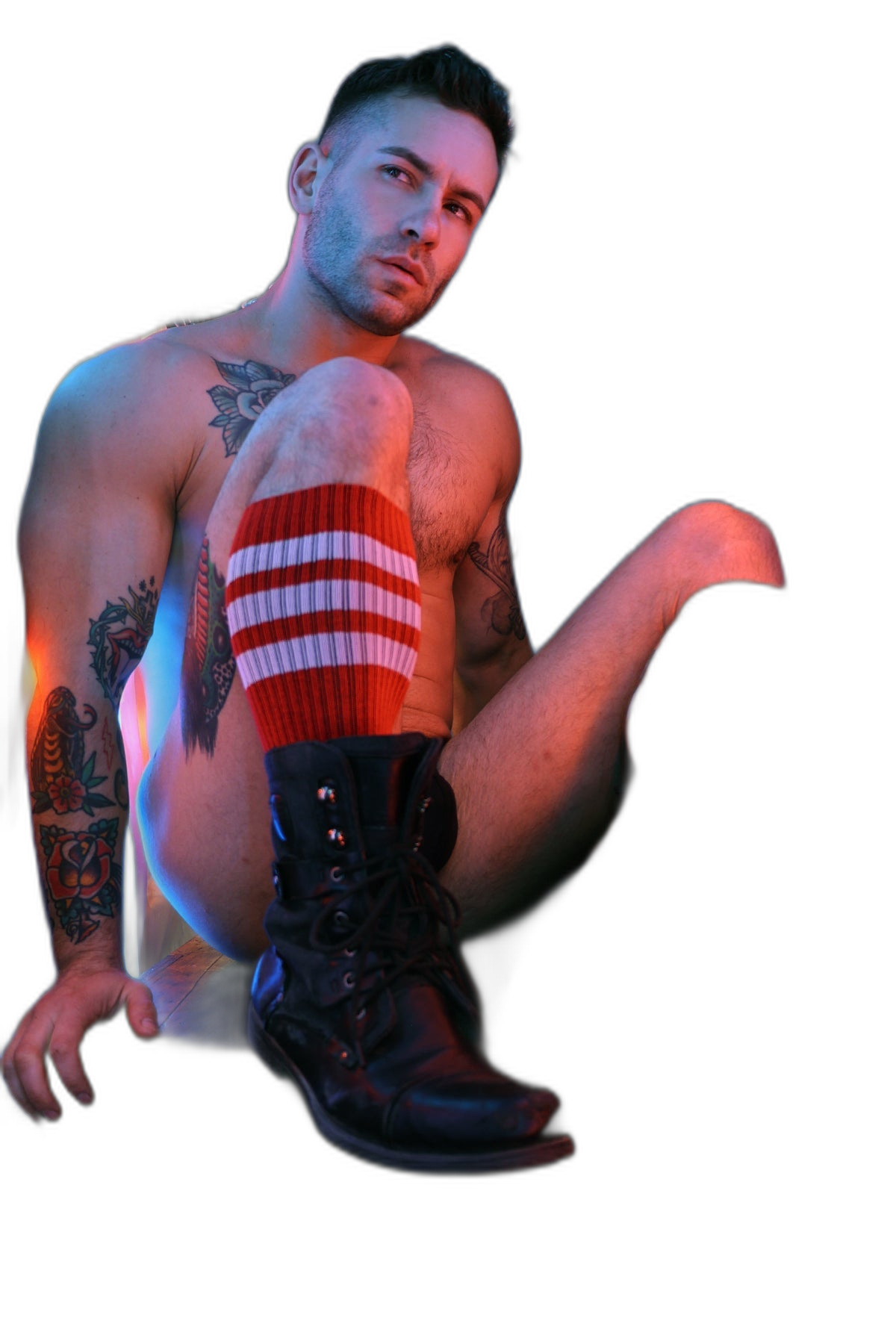 Breedwell Retro Remix Socks Red