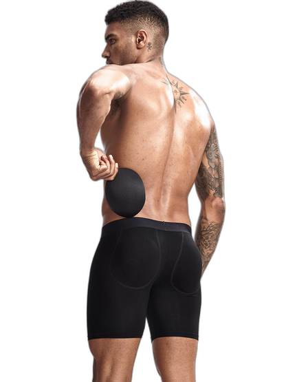 Men's U Convex Boxers Briefs Butt Enhancer Underwear