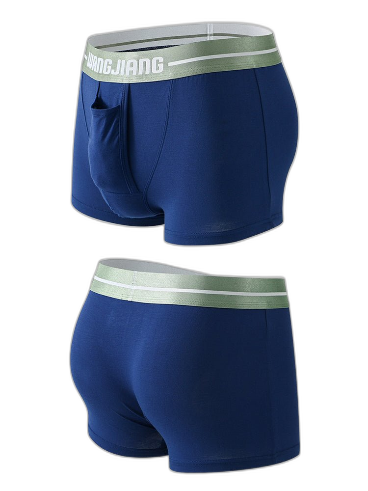 3 Pack Men’s Breathable Trunks with Front Pouch